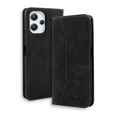 Bodycell Book Case Pu Leather Xiaomi Redmi 12 4G/5G Black