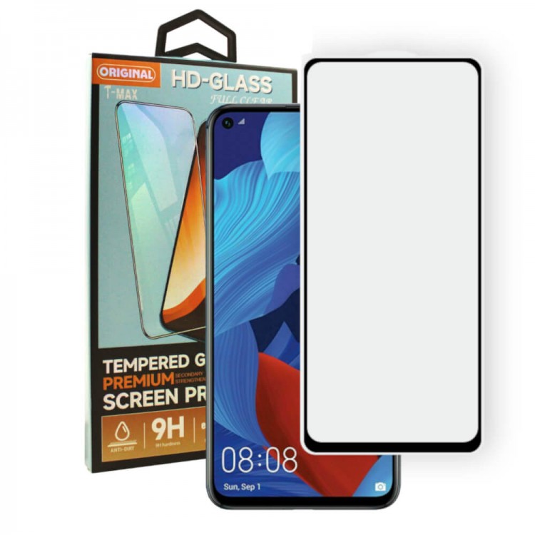 T-Max Full Face Temp.Glass For Huawei Nova 5T/Honor 20