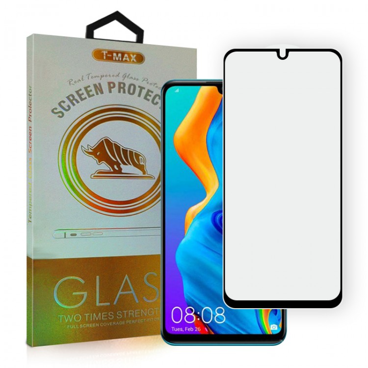 T-Max Full Face Temp.Glass For Huawei P30 Lite