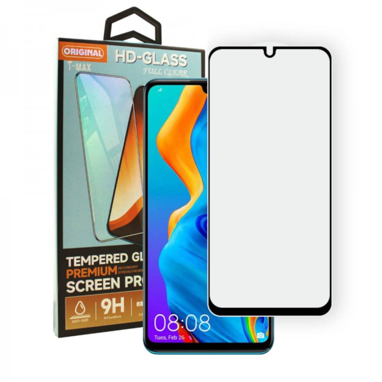 T-Max Full Face Temp.Glass For Huawei P30 Lite