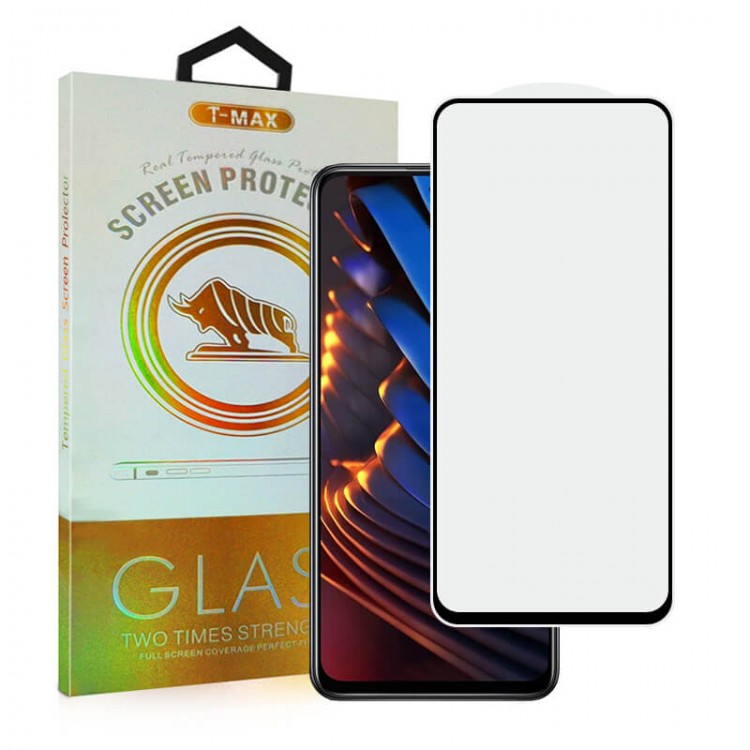 T-Max Full Face Temp.Glass For Xiaomi Poco X3 GT