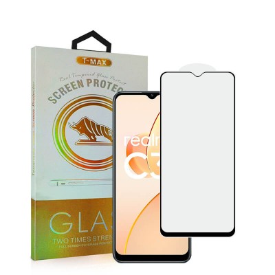 T-Max Full Face Temp.Glass For Realme C31
