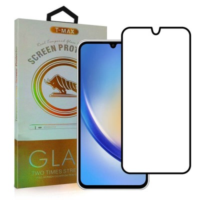 T-Max Full Face Temp.Glass For Samsung A34