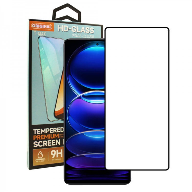 T-Max Full Face Temp.Glass For Xiaomi Note 12 Pro 5G/Poco X5 Pro