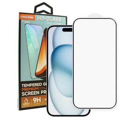 T-Max Full Face Temp.Glass For iPhone 15