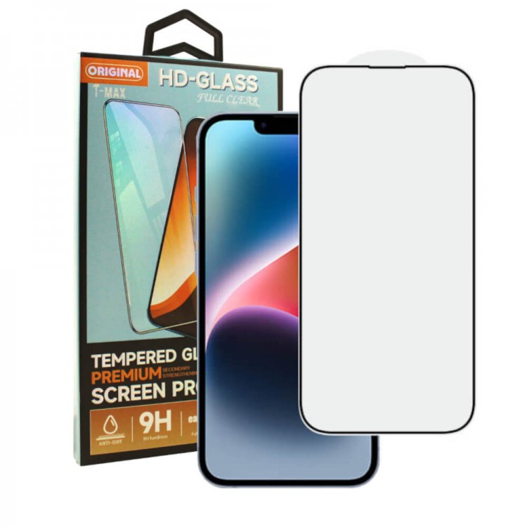 T-Max Full Face Temp.Glass For iPhone 16e