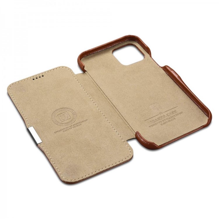 iCarer RIX 1107 iPhone 11 Pro Side-Open Brown