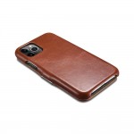 iCarer RIX 1107 iPhone 11 Pro Side-Open Brown