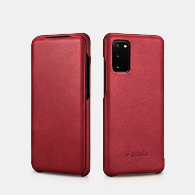 iCarer RS 992012 Samsung S20 Genuine Leather Red