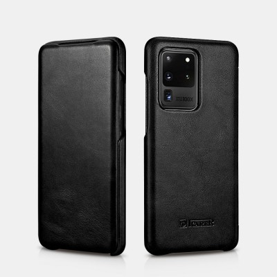 iCarer RS 992008 Samsung S20 Ultra Genuine Leather Black
