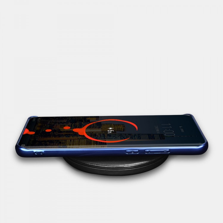 iCarer RHP 40001 Huawei P40 Genuine Leather Back Cover Black