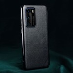 iCarer RHP 40001 Huawei P40 Genuine Leather Back Cover Black