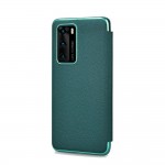 iCarer RHP 40003 HUAWEI P40 Genuine Leather Book Case Green