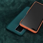 iCarer RHP 40005 Huawei P40 Genuine Leather Back Cover Black