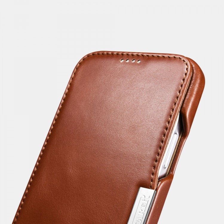 iCarer RIX 1209 iPhone 12 Mini Side-Open Brown
