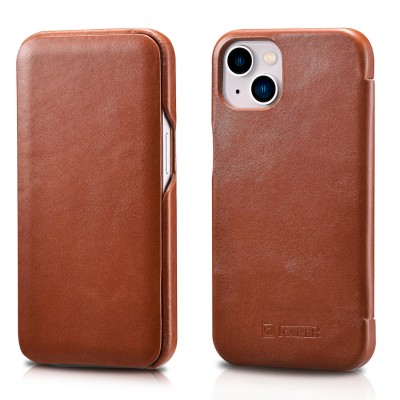 iCarer RIX 1301 iPhone 13 Mini Curved Edge Brown