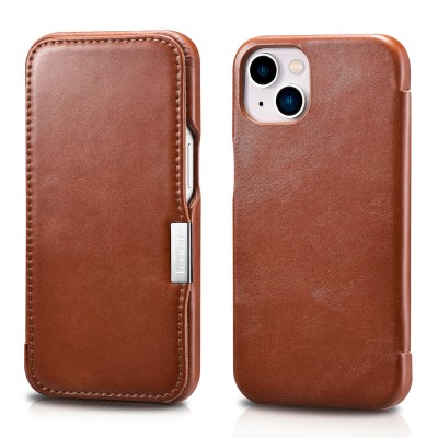 iCarer RIX 1305 iPhone 13 Mini Metal Clip Brown