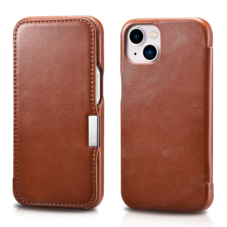 iCarer RIX 1305 iPhone 13 Mini Metal Clip Brown