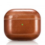 iCarer WMAP24100 AirPods 4 Vintage Leather Case Classic Brown