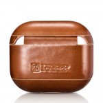 iCarer WMAP24100 AirPods 4 Vintage Leather Case Classic Brown