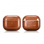 iCarer WMAP24100 AirPods 4 Vintage Leather Case Classic Brown