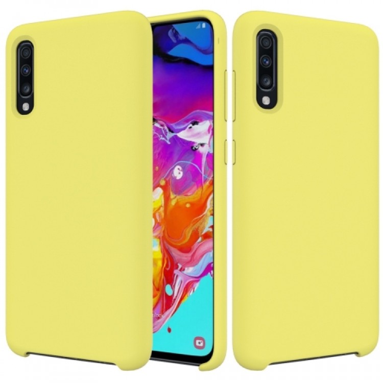 My Colors Liquid Silicon For Samsung A70 Yellow