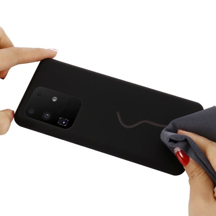 My Colors Liquid Silicon For Samsung S20 Ultra Black