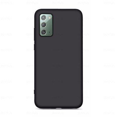 My Colors Liquid Silicon For Samsung Note 20  Black