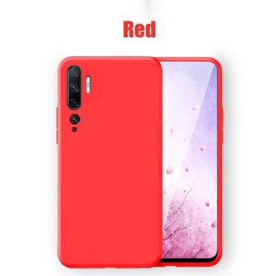 My Colors Liquid Silicon For Xiaomi Mi Note 10 Lite Red