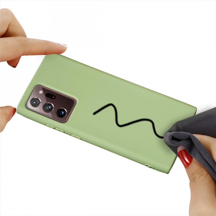 My Colors Liquid Silicon For Xiaomi Mi Note 10 Lite Light Green