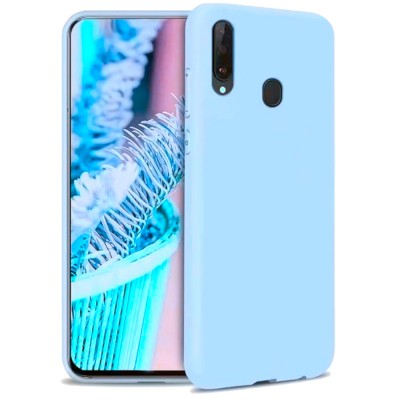 My Colors Liquid Silicon For Samsung A20S Light Blue
