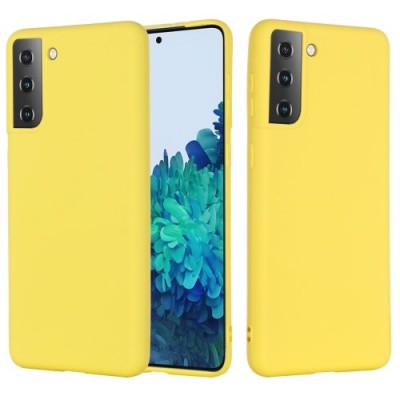 My Colors Liquid Silicon For Samsung S21  Yellow