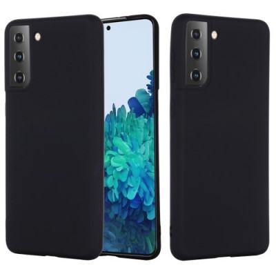 My Colors Liquid Silicon For Samsung S21 Plus Black