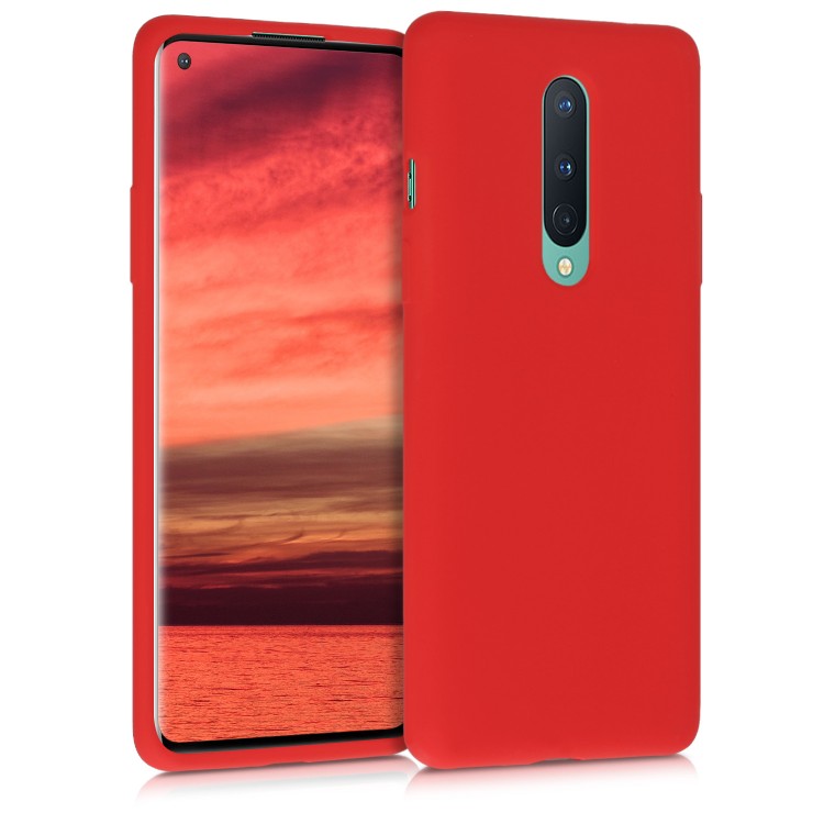 My Colors Liquid Silicon For OnePlus 8  Red
