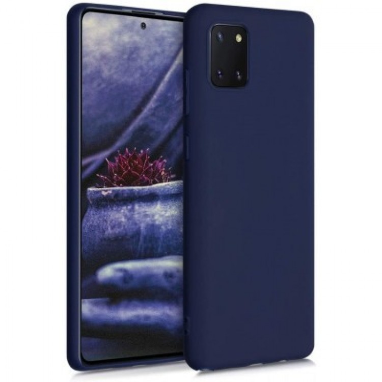 My Colors Liquid Silicon For Samsung Note 10 Lite Dark Blue