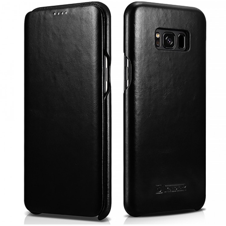 iCarer-Xoomz RS 99001 PU Leather Samsung S8 Black