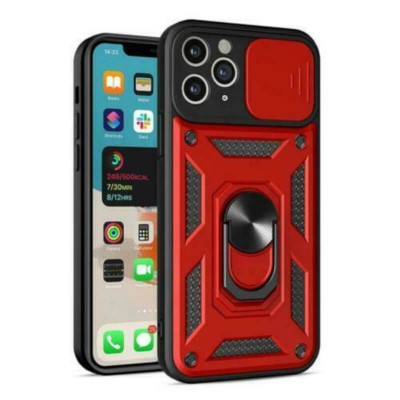 Bodycell Armor Slide Cover Case iPhone 11 Pro  Red