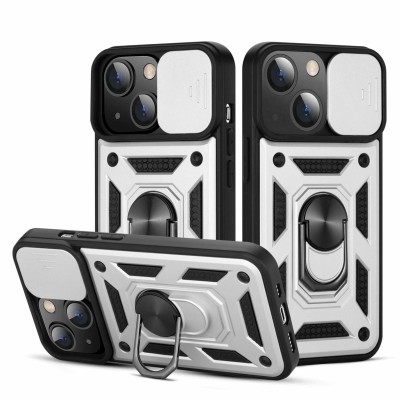 Bodycell Armor Slide Cover Case iPhone 13 Mini Silver