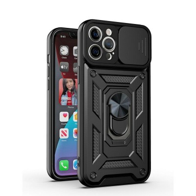 Bodycell Armor Slide Cover Case iPhone 13 Pro Max Black