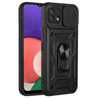 Bodycell Armor Slide Cover Case Samsung A22 5G Black