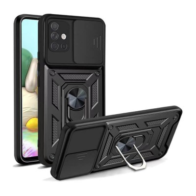Bodycell Armor Slide Cover Case Samsung A71 4G Black