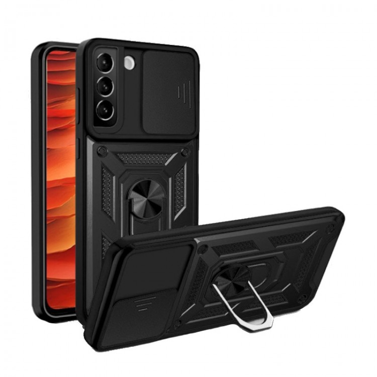 Bodycell Armor Slide Cover Case Samsung S21  Black