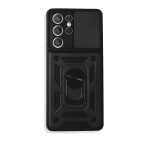 Bodycell Armor Slide Cover Case Samsung S22 Ultra Black