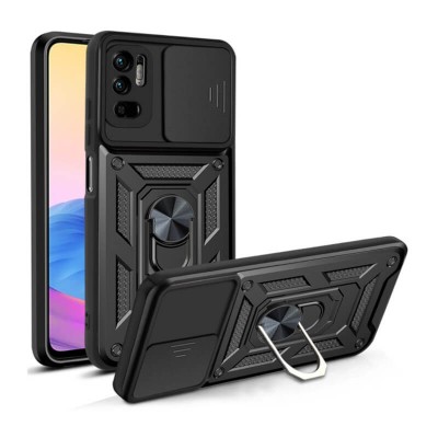 Bodycell Armor Slide Cover Case Xiaomi Note 10 5G/Note 10T Black