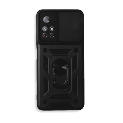 Bodycell Armor Slide Cover Case Xiaomi Note 11T/Note 11s 5G/Poco M4 Pro 5G Black