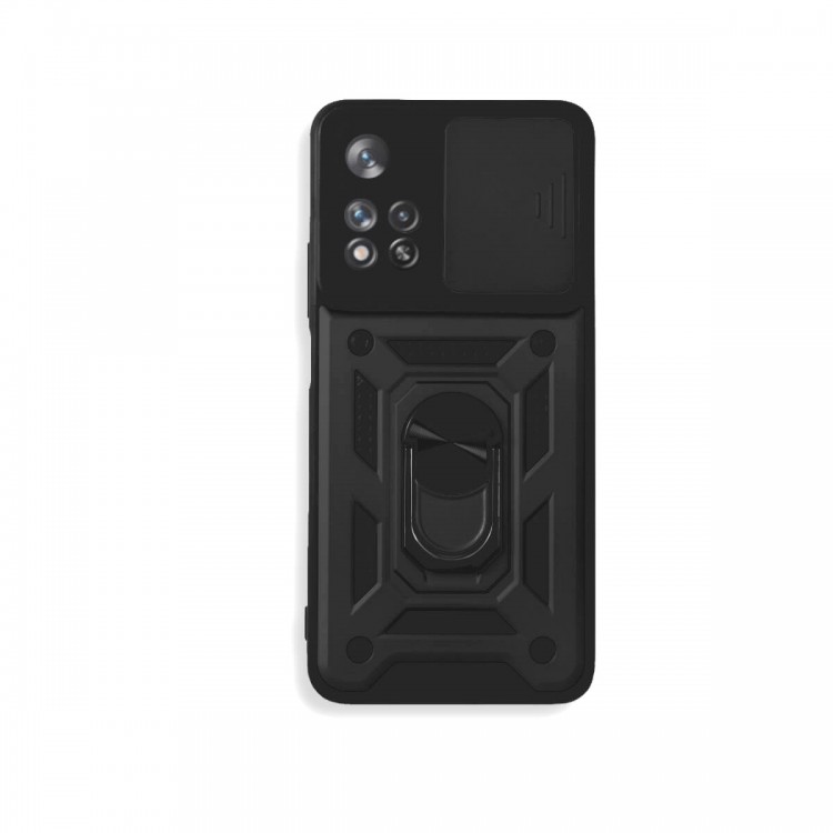 Bodycell Armor Slide Cover Case Xiaomi Note 11 Pro Plus 5G Black