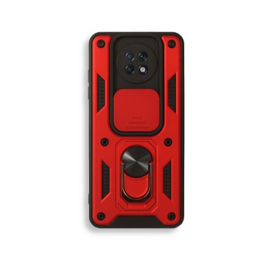 Bodycell Armor Slide Cover Case Xiaomi Note 9T Red