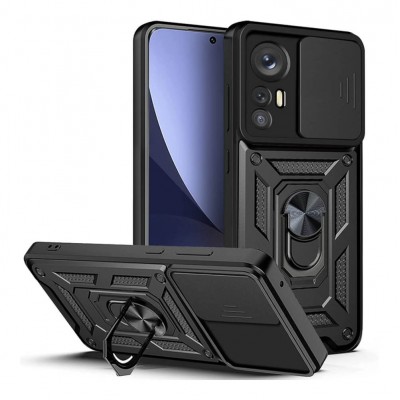 Bodycell Armor Slide Cover Case Xiaomi 12 Pro Black
