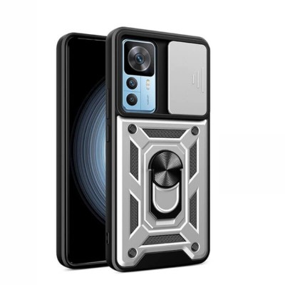 Bodycell Armor Slide Cover Case Xiaomi 12T/12T Pro Silver