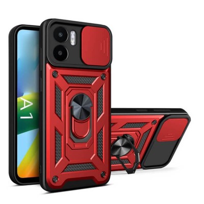 Bodycell Armor Slide Cover Case Xiaomi Redmi A1/A2 Red